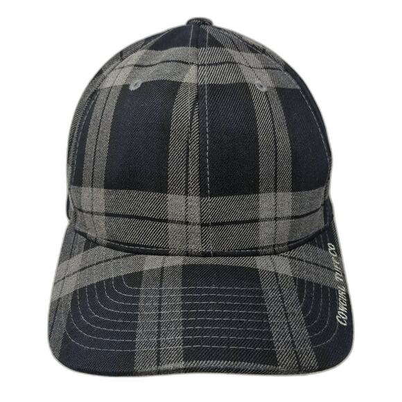 Yupoong Other - Cowgirl Tuff Co Fitted Baseball Cap Multi XL Vented Holes Plaid Flexfit Yupoong